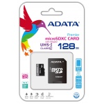 ADATA microSDXC Class 10 UHS I kortelė 128GB, SD adapteris